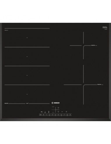Bosch PXE651FC1E Piano Cottura a induzione 4 Fornelli 59 cm Nero