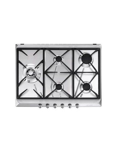 Smeg SRV575GH5 Piano Cottura Gas 5 Fornelli 69 cm Acciaio inossidabile