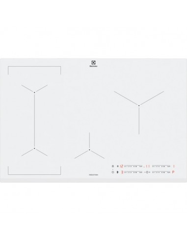 Electrolux EIL83443BW Piano Cottura a induzione 4 Fornelli 78 cm Bianco