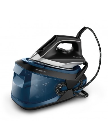 Rowenta VR8322 Ferro da Stiro 2600 W Piastra solare laser Microsteam 400 Nero, Blu