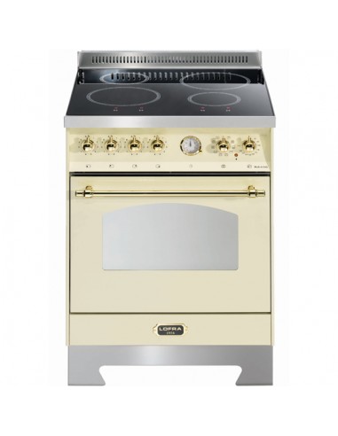 Lofra RBI66MFT/4I Cucina Piano cottura a induzione 4 Fornelli con Forno Elettrico da 60 cm Beige