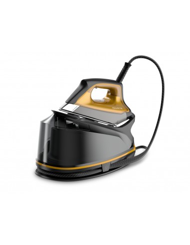 Rowenta DG7644 Ferro da Stiro 2200 W Piastra solare Microsteam 400 HD Laser Nero, Oro