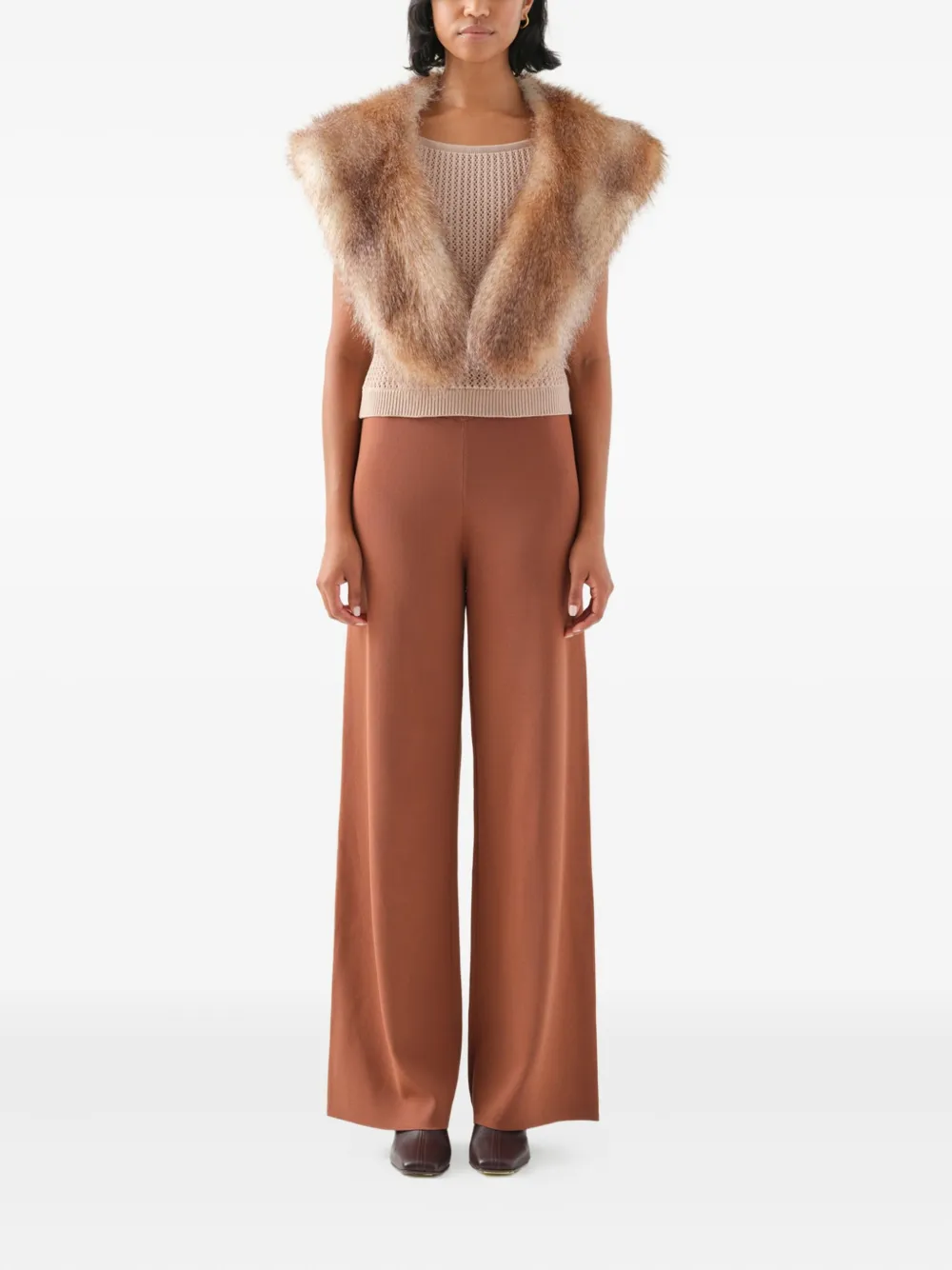 Unreal Fur Changes faux-fur scarf - Toni neutri