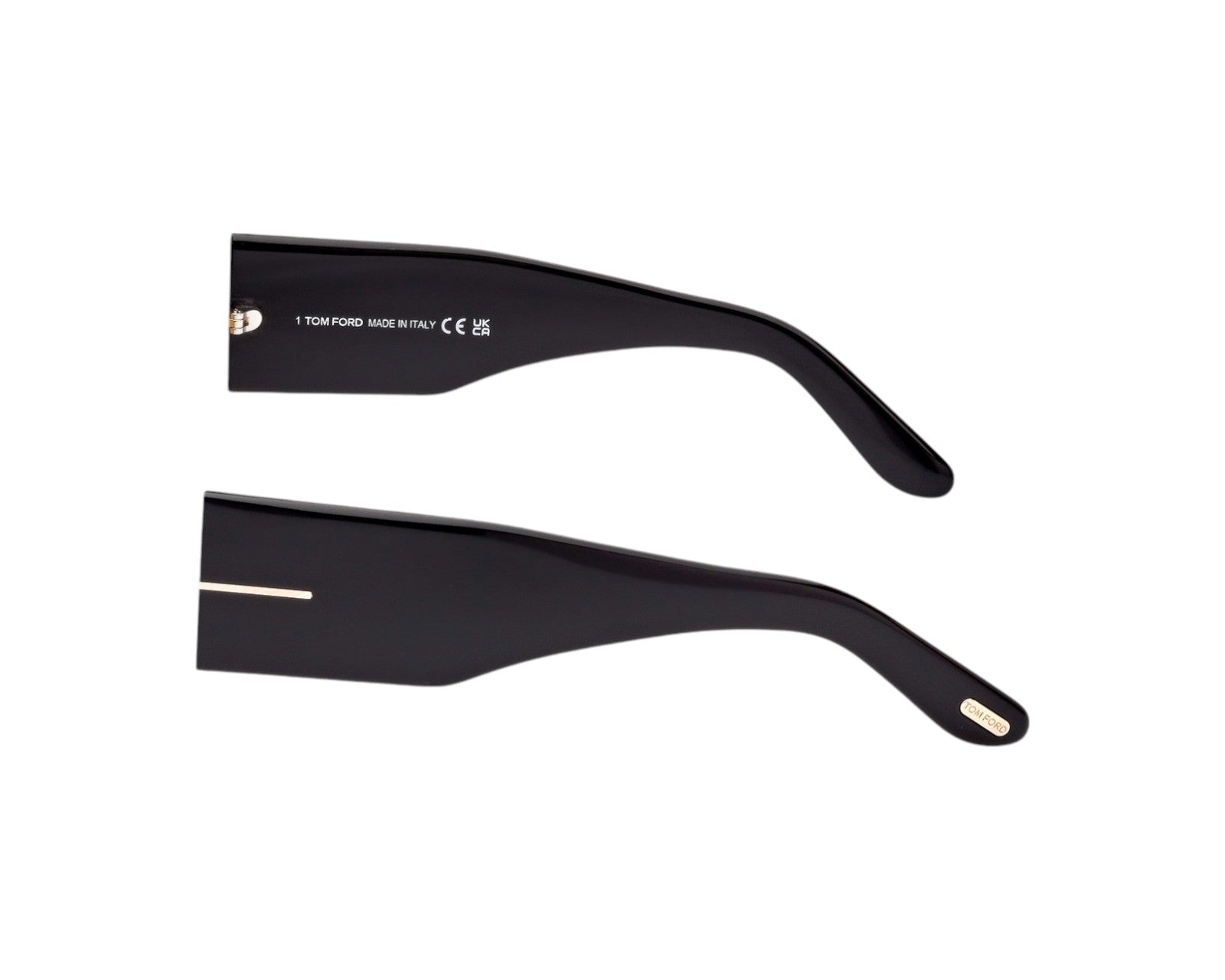 Tom Ford  Aste Di Ricambio Tom Ford Ft1044 Bronson Aste Di Ricambio Acetato Nero