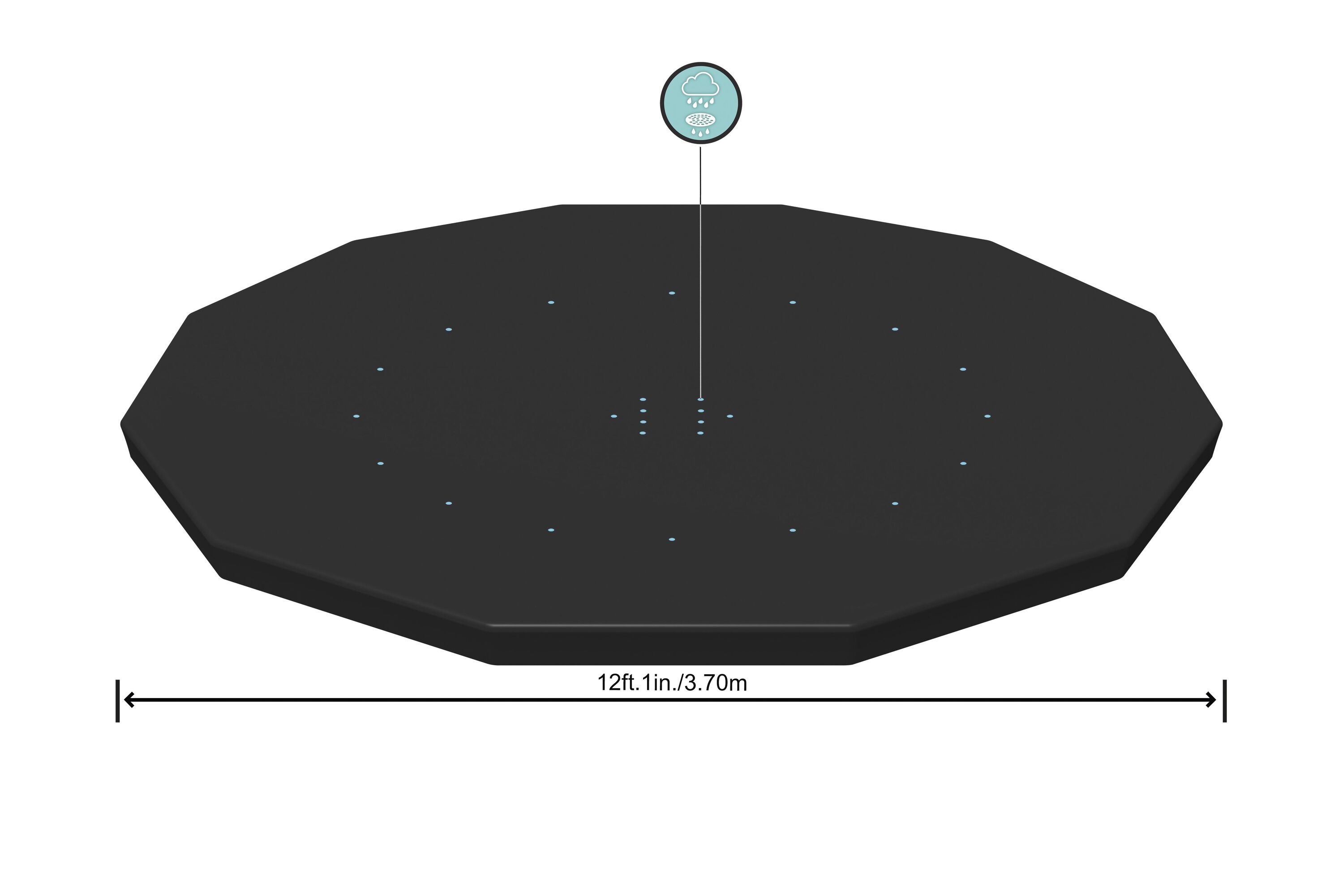 Copertura per piscina rotonda da 366 cm