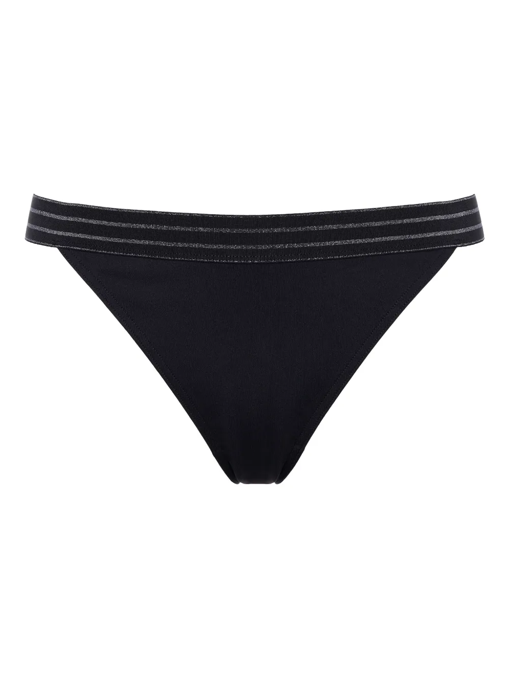 ERES Slip bikini Rayonnant con vita a righe - Nero