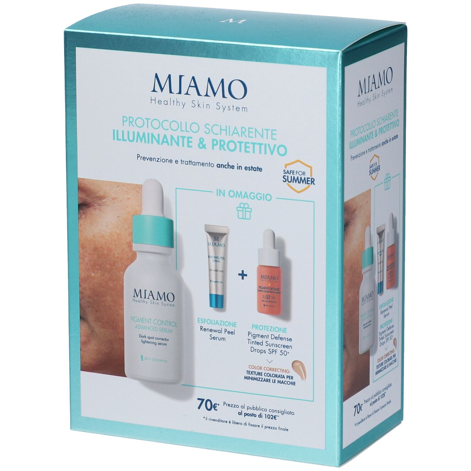 Miamo Set Protocollo Schiarente Illuminante & Protettivo 1 pz