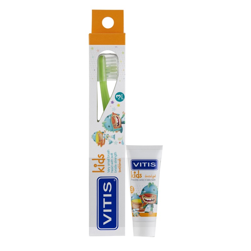 Dentaid - Dentaid Vitis Kids Spazzolino + Gel 8 Ml