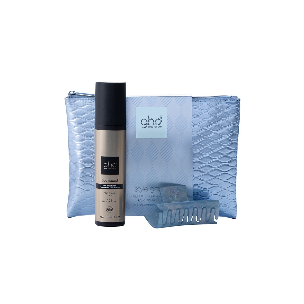 ghd Style Gift Set iced luxe Bodyguard + Pinza 2 pz GHD
