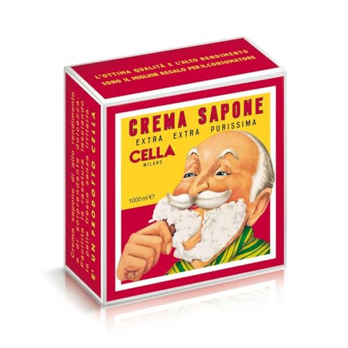 Cella Crema Da Barba, Mandorle, Confezione Da 1000 G.