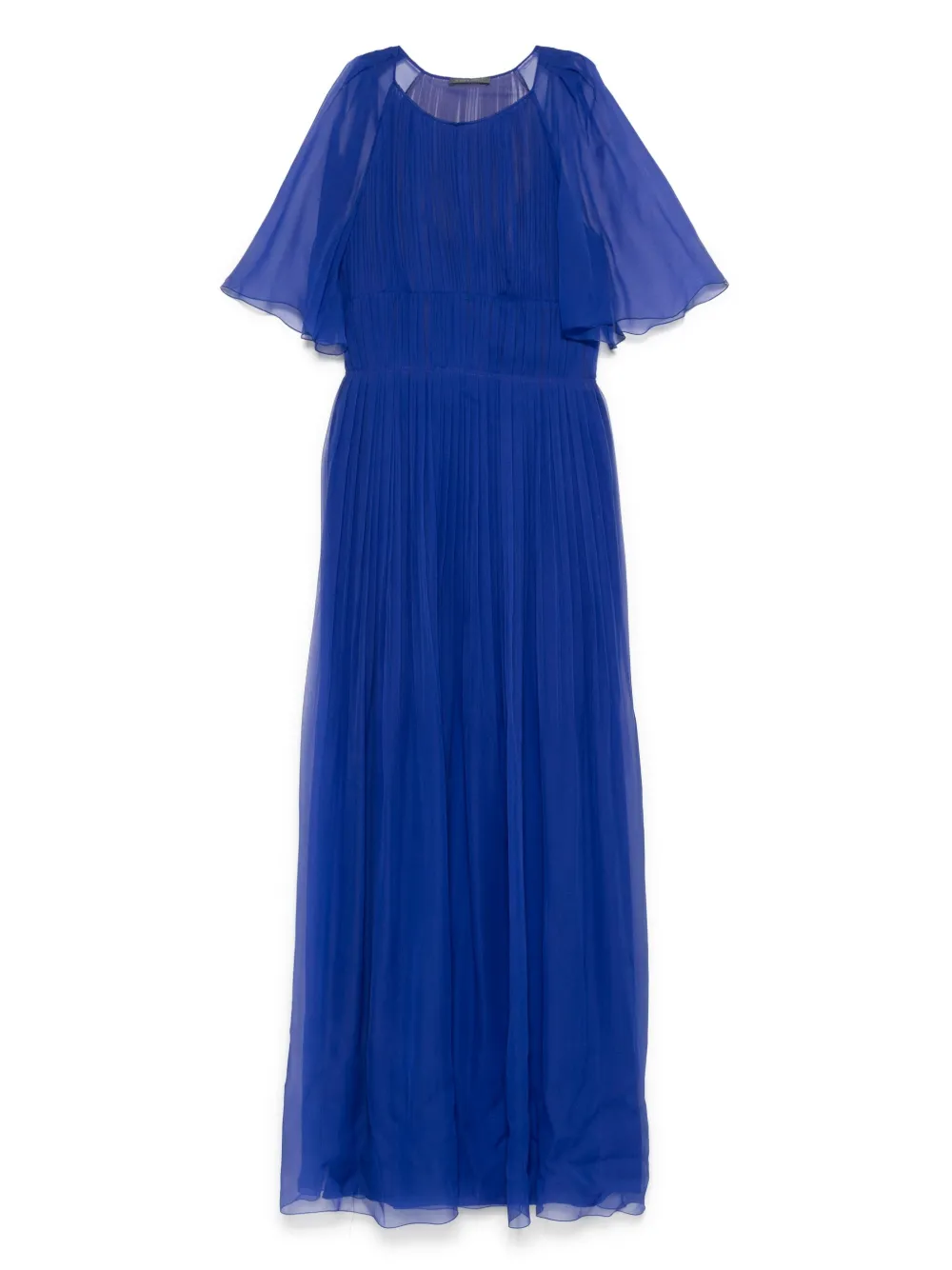 Alberta Ferretti pleated maxi dress - Blu