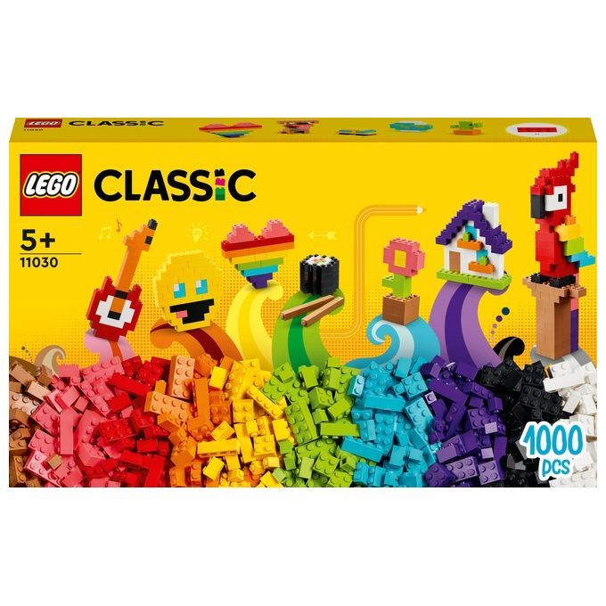 LEGO Classic 11030 Tanti Mattoncini, Set di Costruzioni con Emoji Sorr