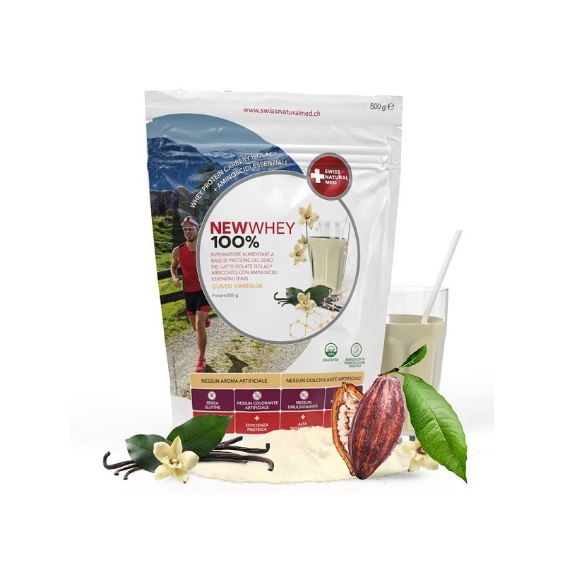 Swiss Natural Med - Swiss Natural Med New Whey 100% Vaniglia 500 G