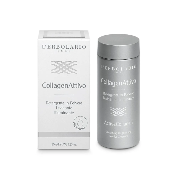 L’Erbolario CollagenAttivo – Detergente In Polvere Per Una Pelle Luminosa E Levigata, 35 G
