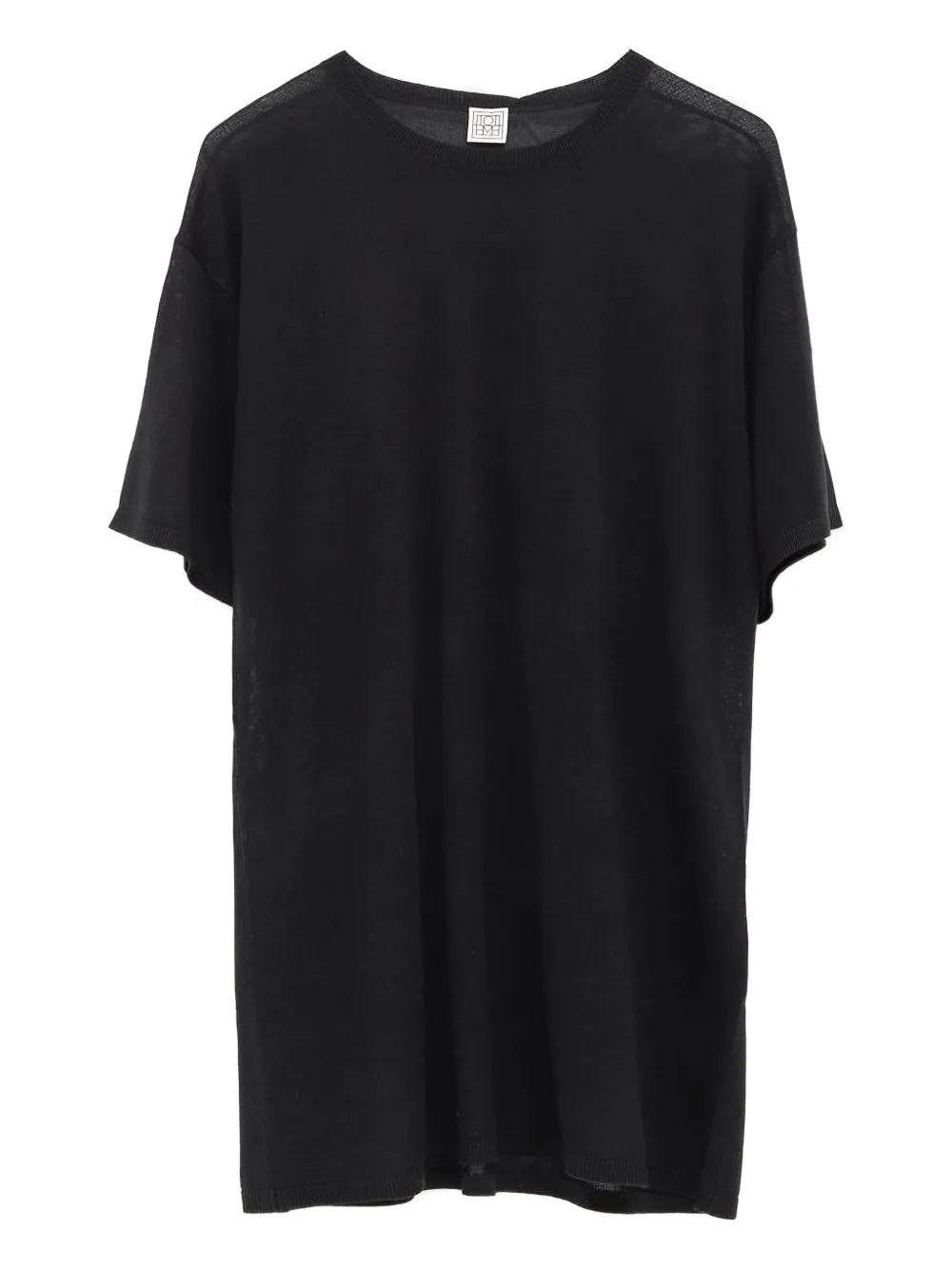 TOTEME relaxed-fit black t-shirt - Nero