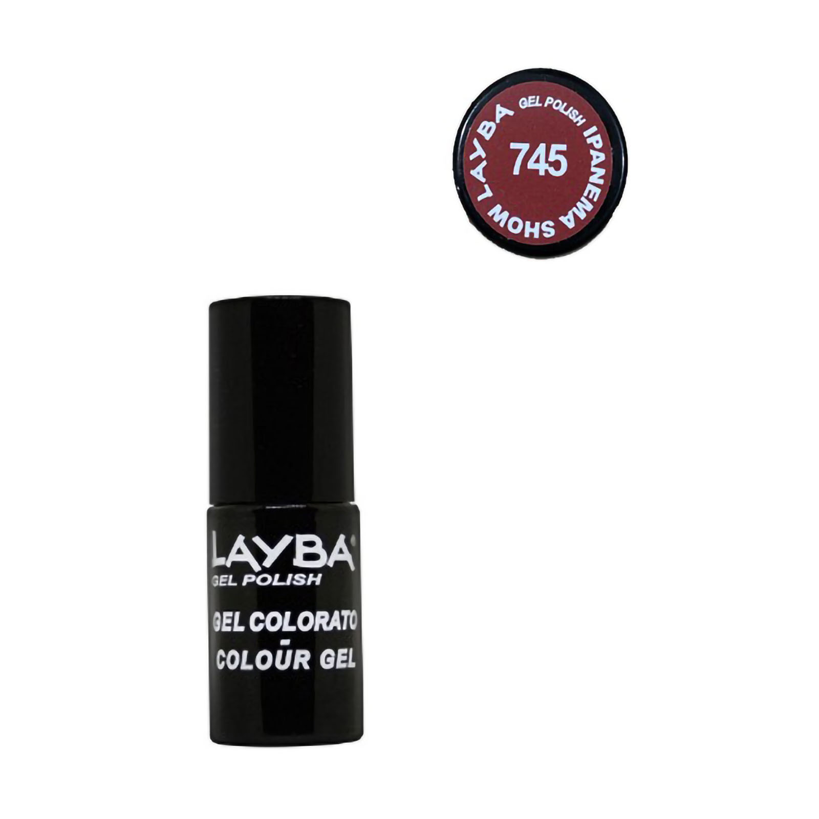 Smalto Unghie Semipermanente Layba gel polish n.745 ipanema sh.