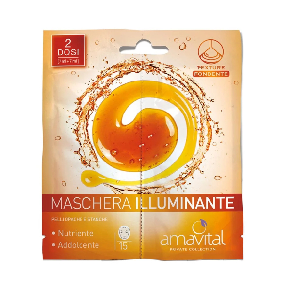 Amavital Maschera Viso Illuminante – 2x7ml