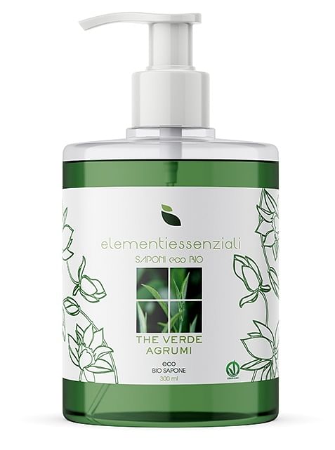 Elementiessenziali Sapone Eco Bio The Verde Agrumi 300 Ml