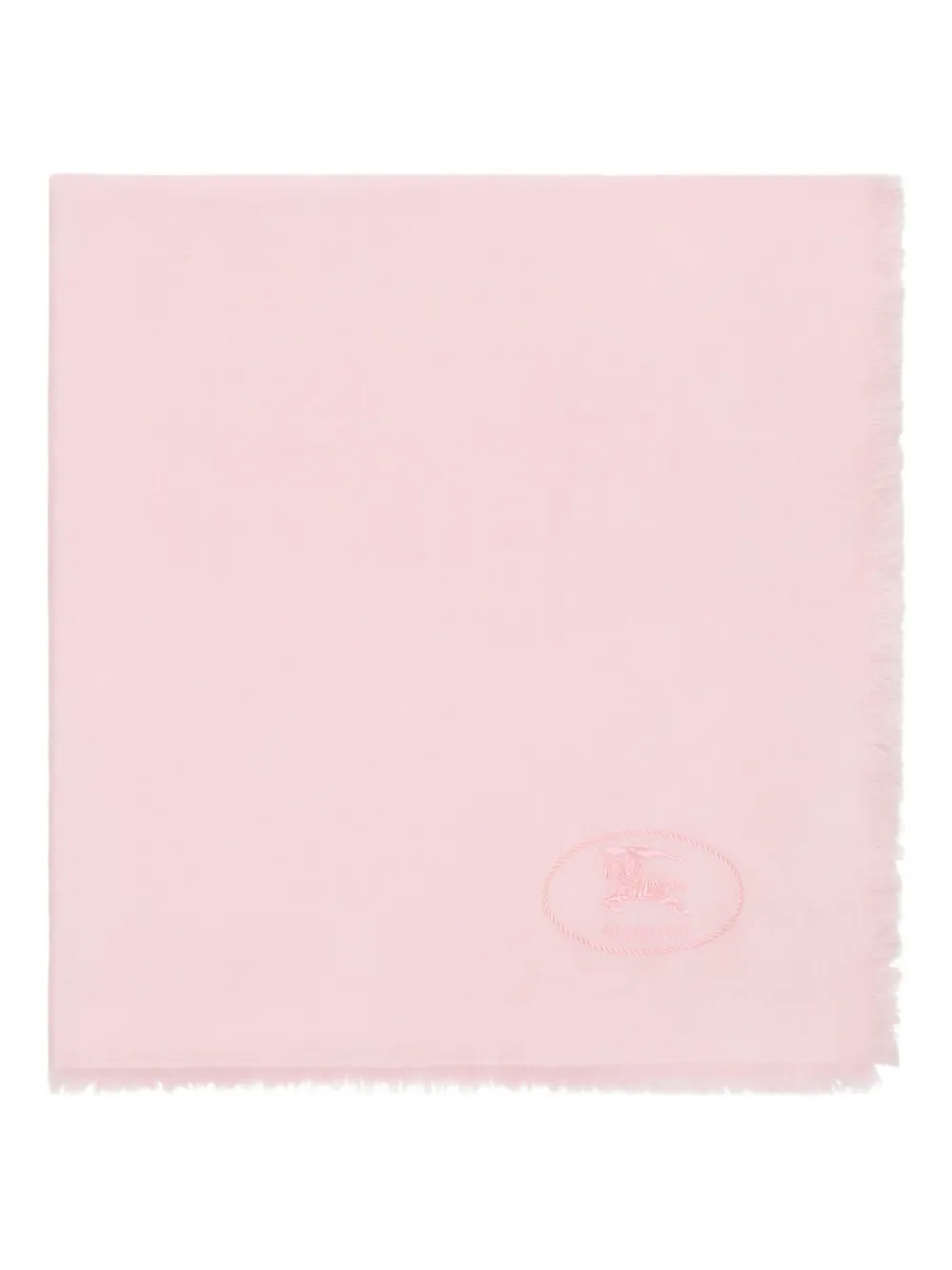 Burberry fringed square scarf - Rosa