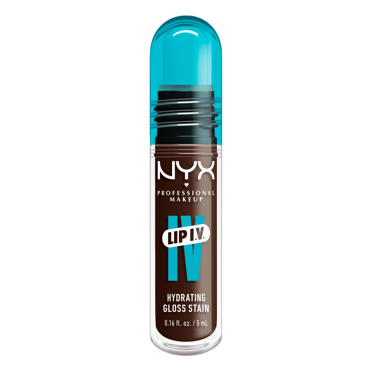 NYX Lip I.V. Gloss idratante per labbra, Espresso Soak