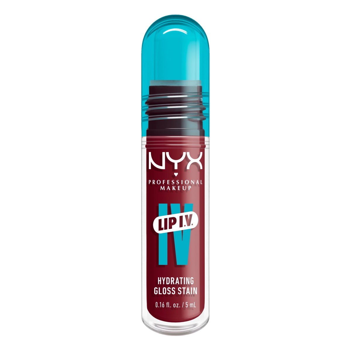 NYX Lip I.V. Gloss idratante per labbra, Blush Rush