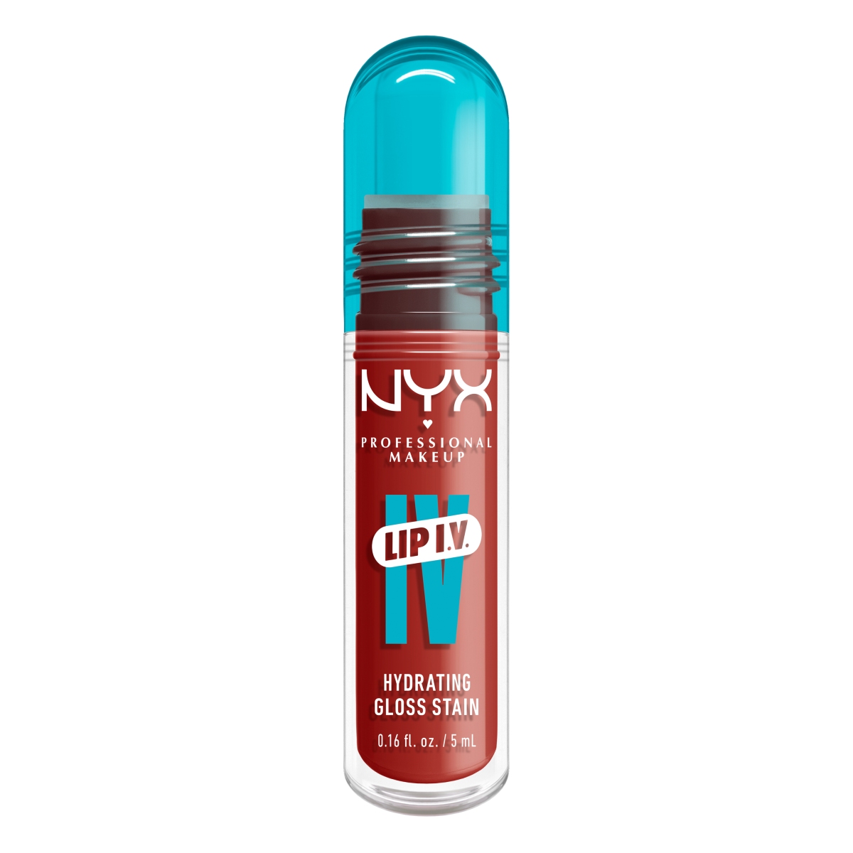NYX Lip I.V. Gloss idratante per labbra, Burst That Tang!