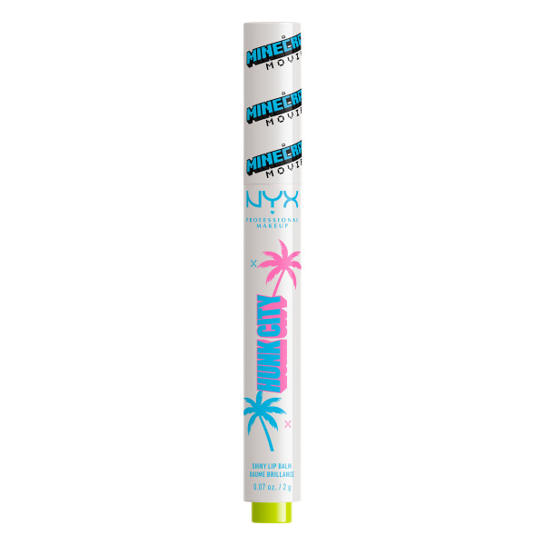 Nyx A Minecraft Movie Fat Oil Slick Click Balsamo labbra, Hunk City
