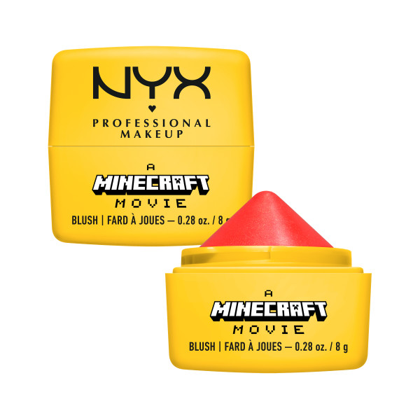 Nyx A Minecraft Movie Cheeky Mob Balms Blush, Honeycomb Hottie