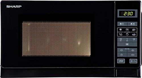 Sharp R-242 Bkw Piano Di Lavoro Solo Microonde 20L 800W Nero Forno A Microonde