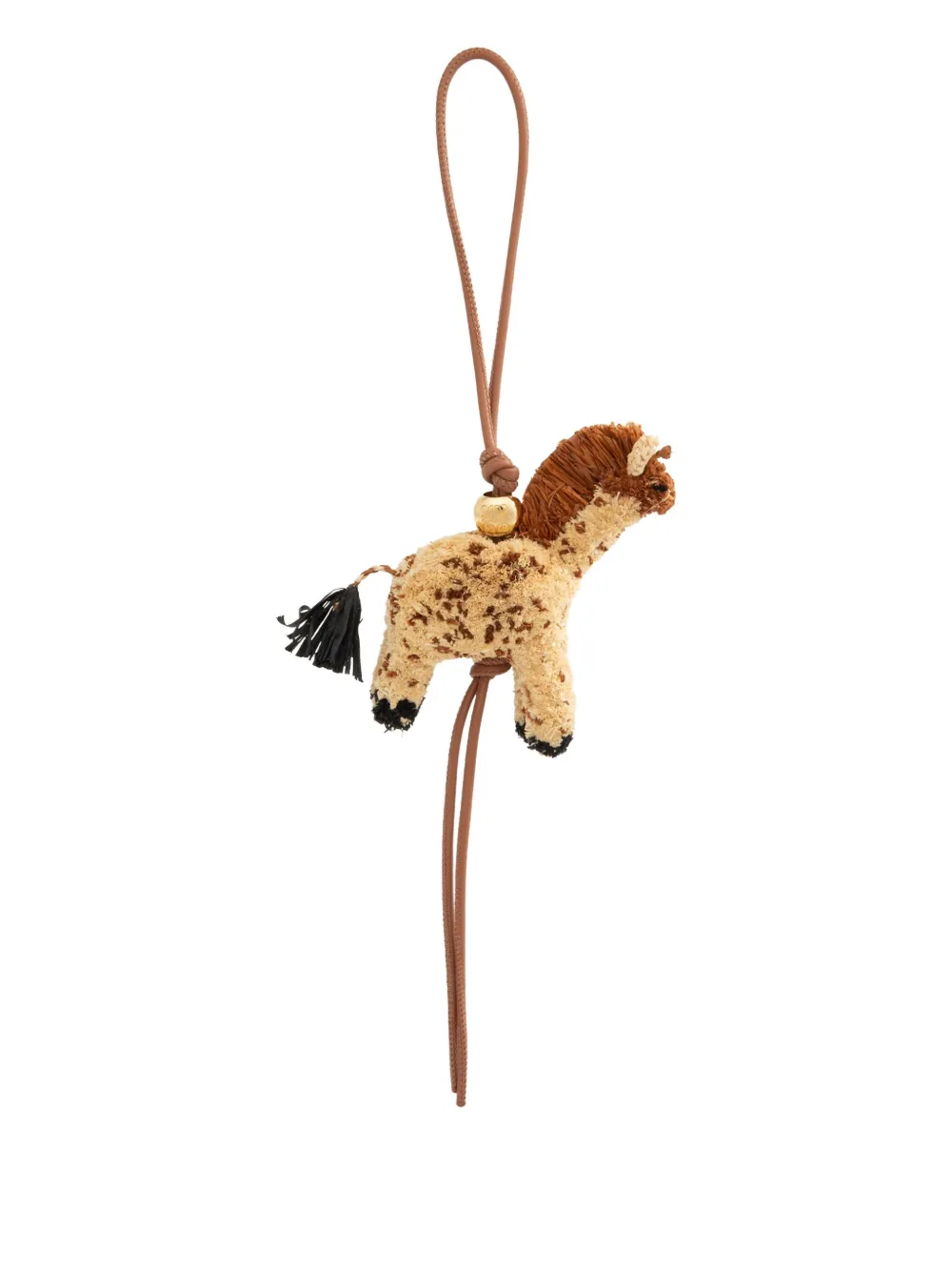 LOEWE Giraffe bag charm - Marrone