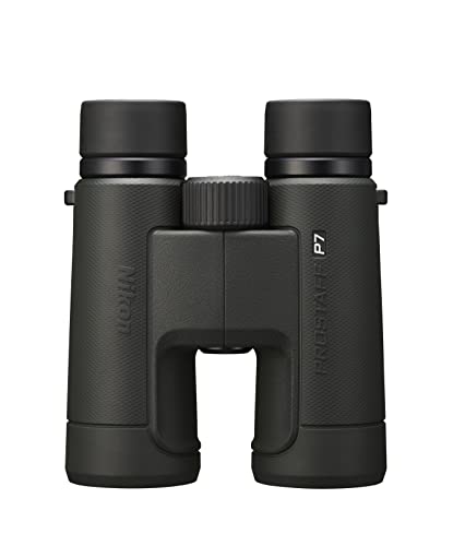 Nikon Prostaff P7 Binocolo 8 X 42, Compatto, Impermeabile, Antiappannamento, Corazzato In Gomma, Rivestimento Idrorepellente, Oleorepellente E Bloccag