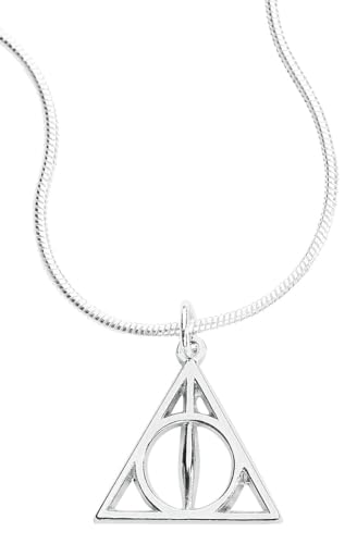 Harry Potter Collana Con Ciondolo A Forma Di Medaglione, Argento