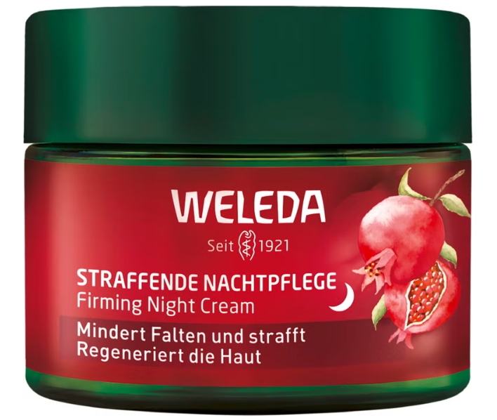 Weleda Crema notte rassodante con melagrana e peptidi di maca