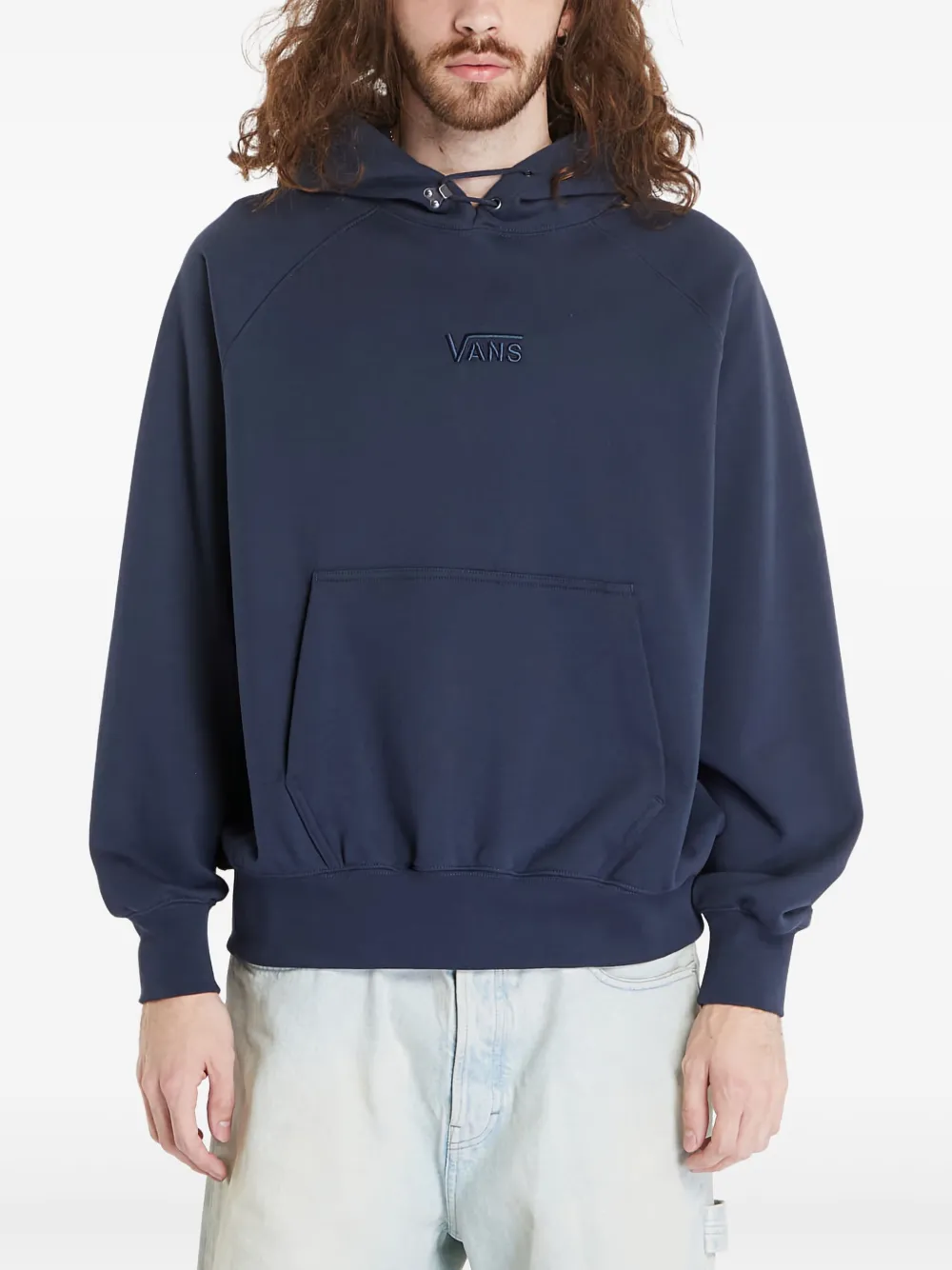 Vans Felpa in cotone con cappuccio - Blu