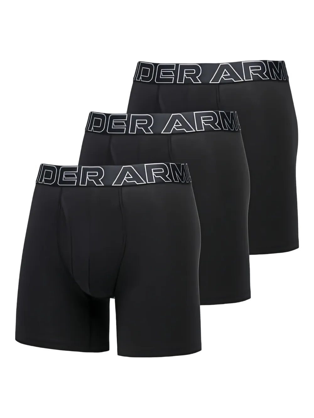 Under Armour Set 3 boxer con banda logo - Nero