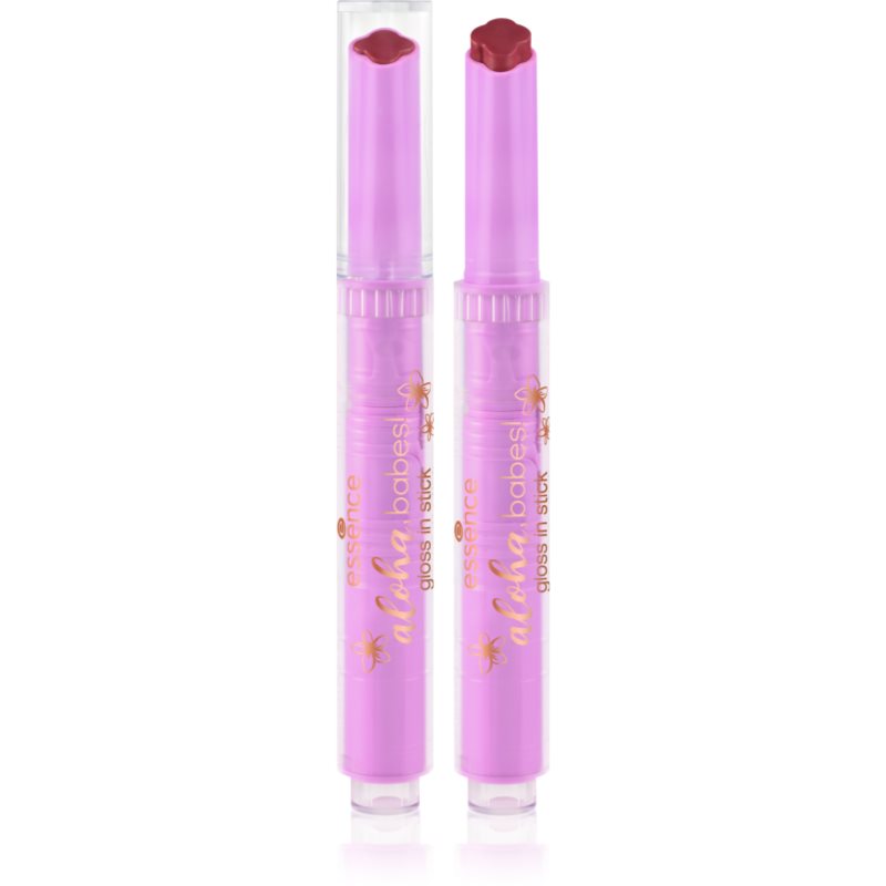 Essence Aloha, Babes! Lucidalabbra In Crema In Bastoncino Colore 01 Sunny Bliss, Flower Kiss 1.6 G