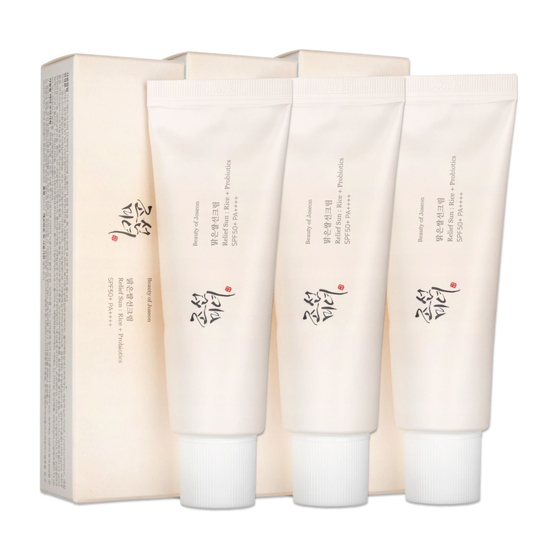 Beauty of Joseon Crema solare Sun Care Relief SPF50+ 3x50 ml