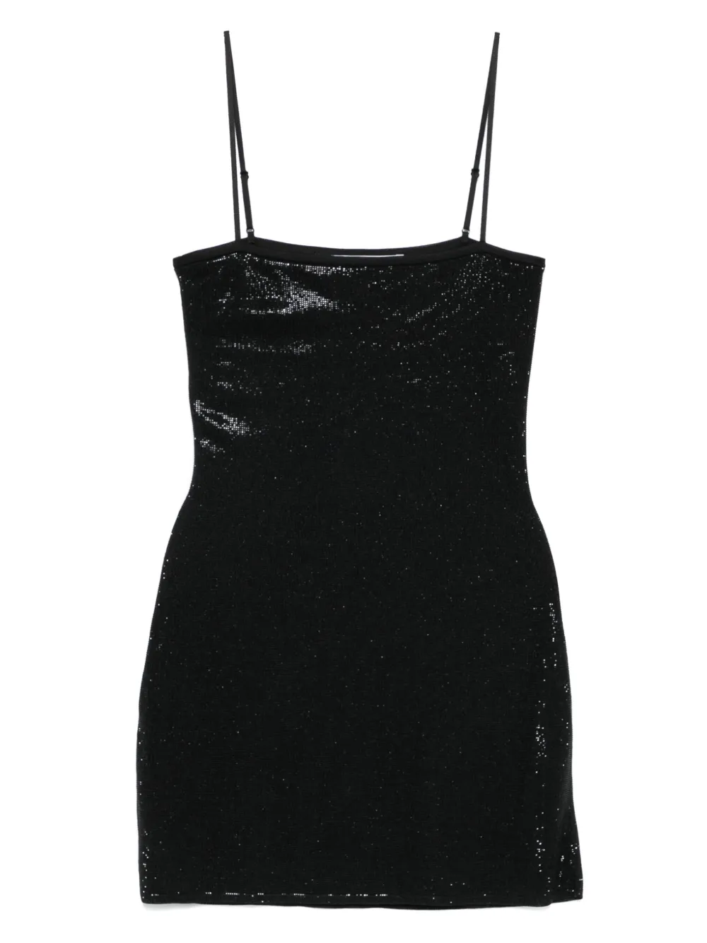 Alexander Wang crystal-embellished mini dress - Nero
