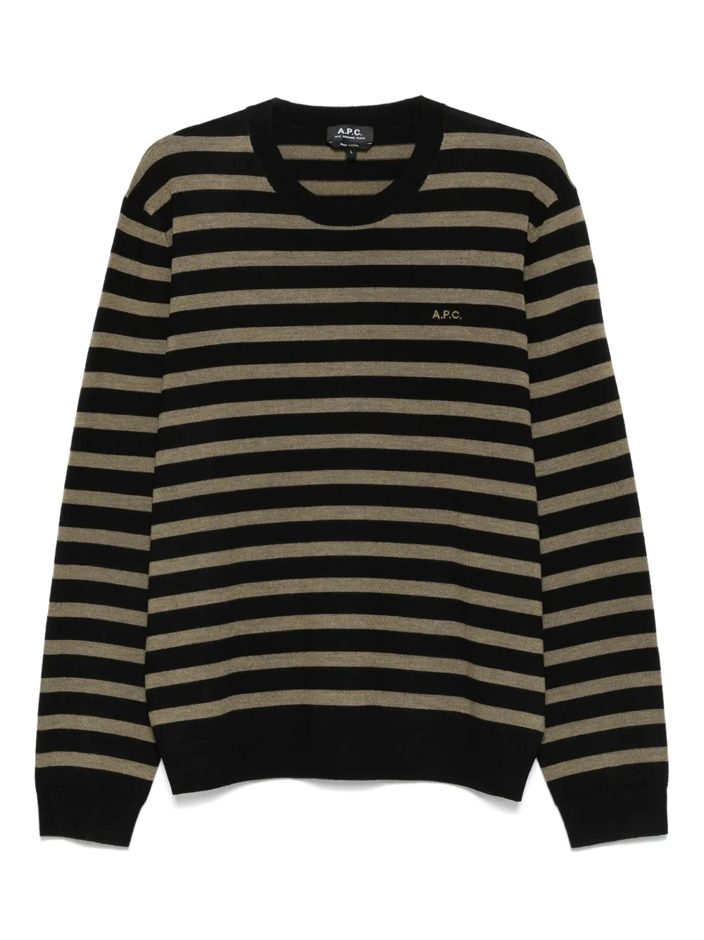 A.P.C. striped jumper - Nero