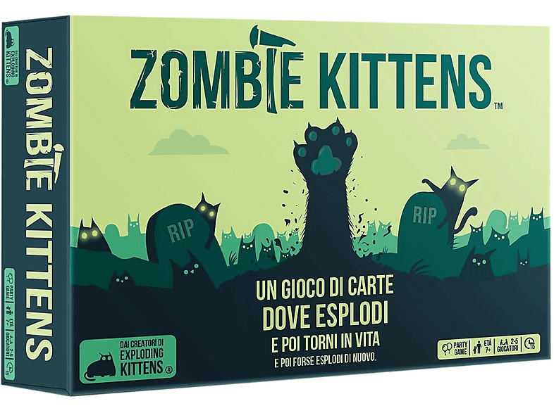 Carte Da Gioco Asmodee Zombie Kittens