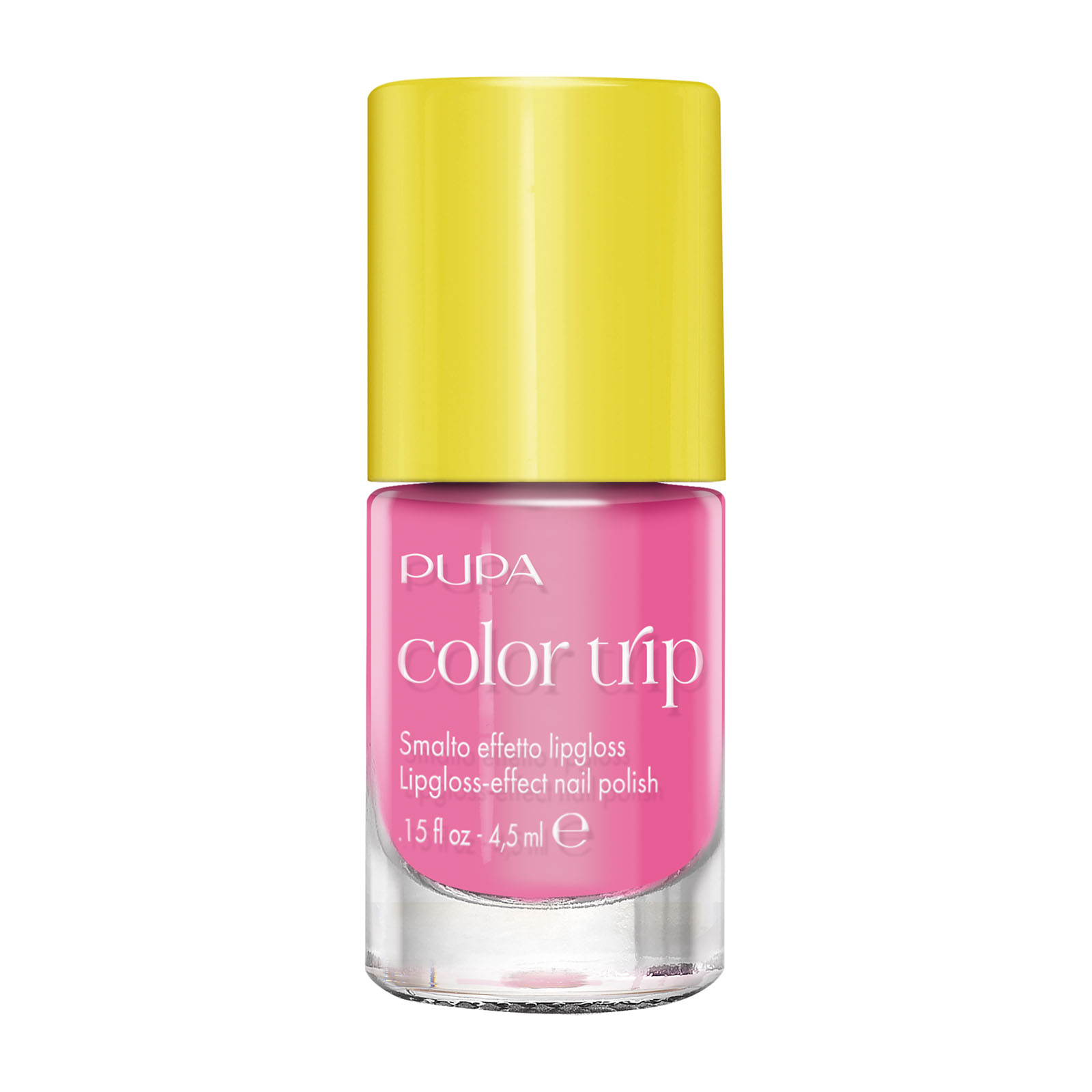 Color Trip Lipgloss Effect Nail Polish 01 frosted fuchsia