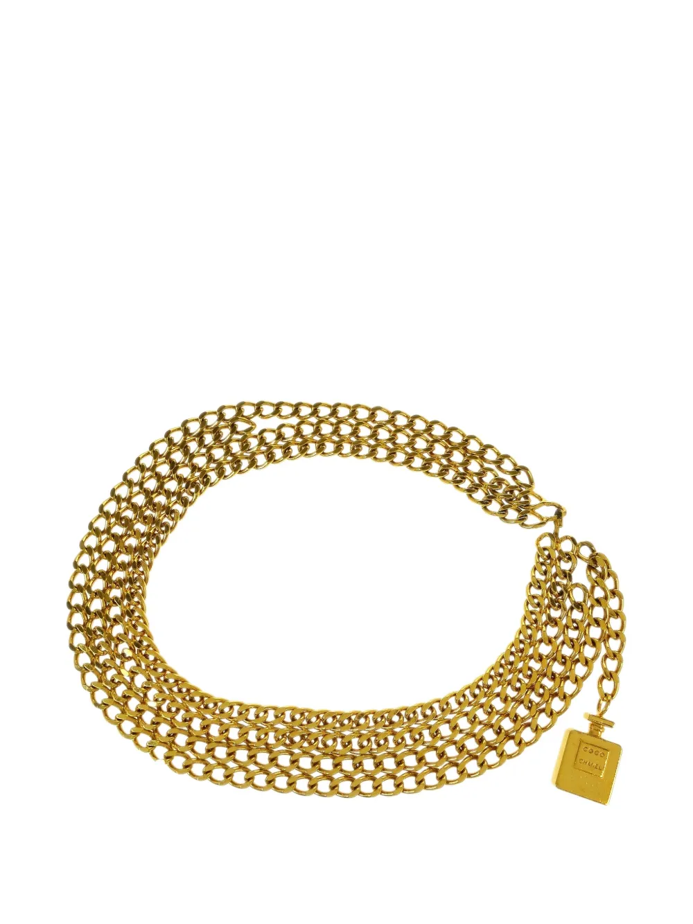CHANEL Pre-Owned 1990-2000s Perfume Charm belt - Oro