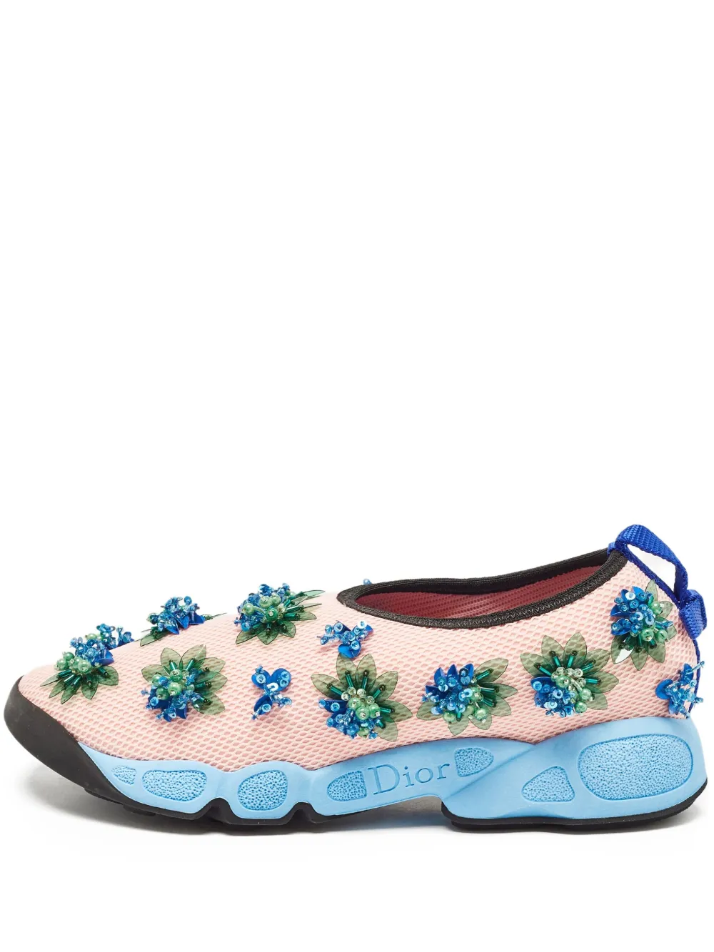Christian Dior Pre-Owned Sneakers con paillettes - Rosa