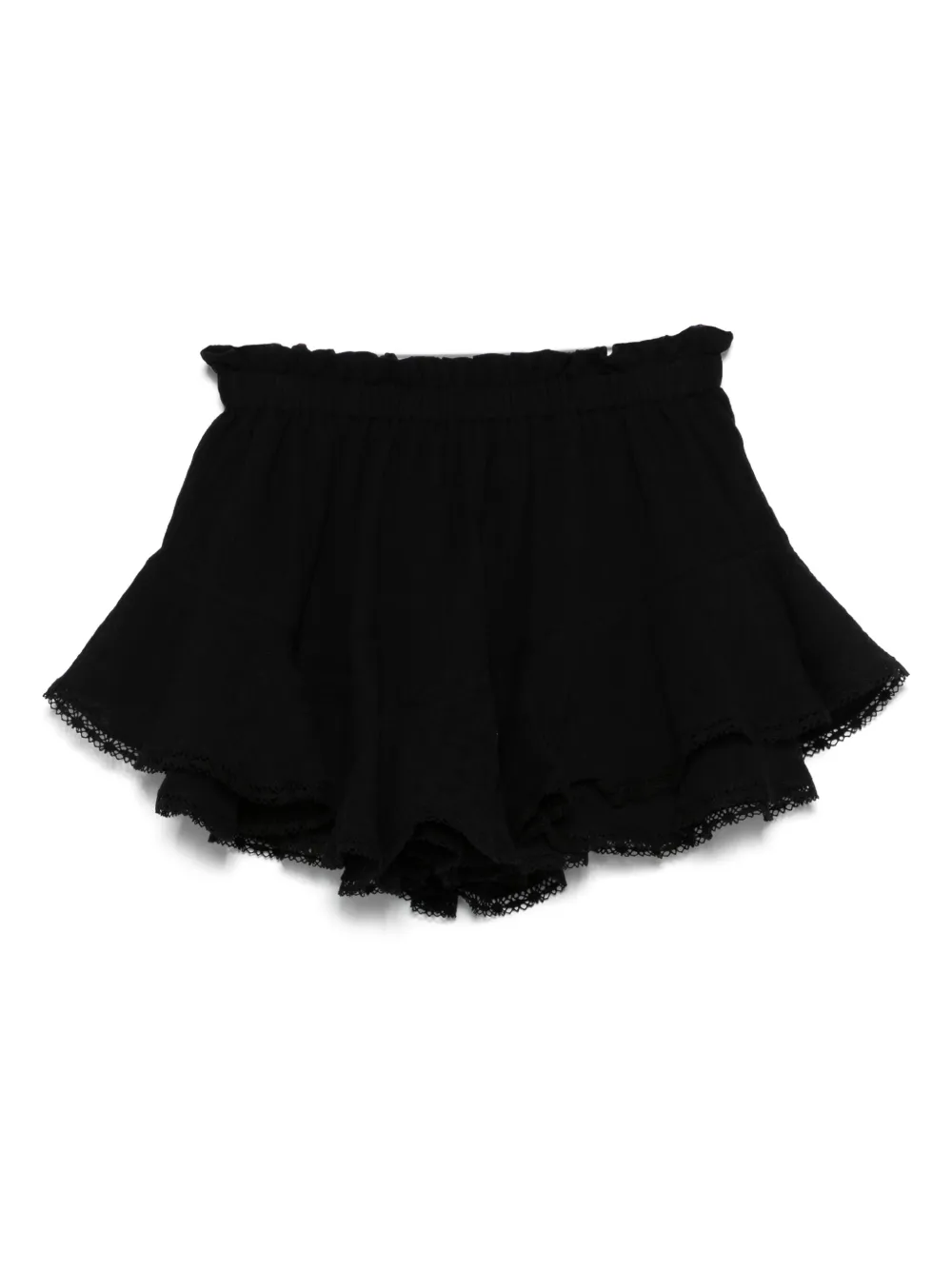 PNK lace-detail shorts - Nero