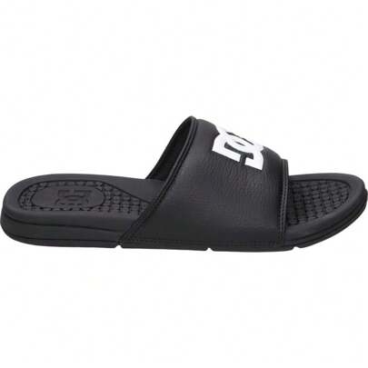 DC Shoes Bag Infradito Uomo – Piscine Nere e Lettere Bianche – Infradito Senza Schienale – Slip On – Per Acqua – Estate – Comode – Modello ADYL100026-