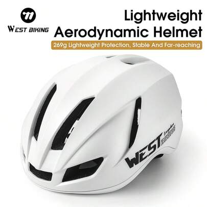Casco da bicicletta integrato WEST BIKING, casco da bicicletta per tempo libero, pendolarismo, mountain bike e bicicletta da strada