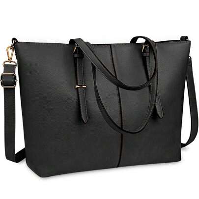 Borsa Tote Donna Borsa Porta PC 15.6 Pollici Borse Donna Grand Pelle Borse Borsa Computer Borsa Tracolla Donna Shopper