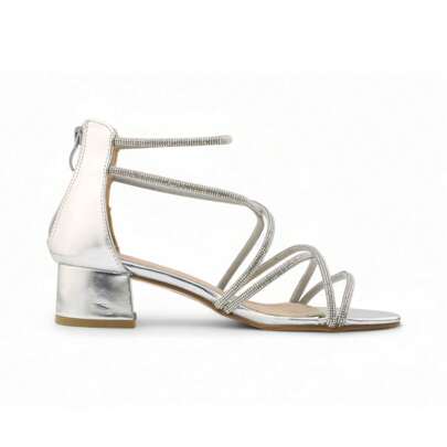 Sandali eleganti ed eleganti con tacco largo per donna, adatti per l estate