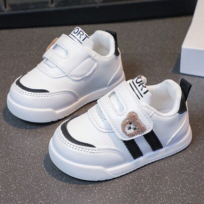 1 Coppia Di Adorabili Sneakers Per Neonati A Tema Cartone Animato, Scarpe Sportive Per Neonati, Scarpe Casual