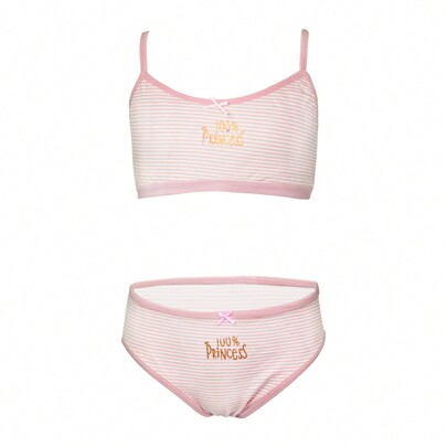 6281/6280Coordinated Cotton Underwear Set for Girls and Girls Bra and Briefs 8-14Y